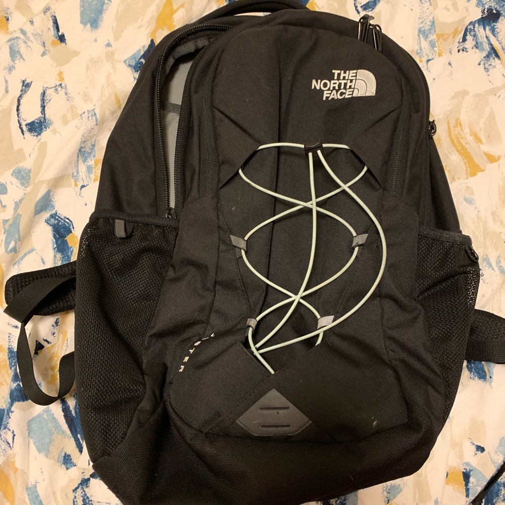 Northface Jester in Black & Ice Blue